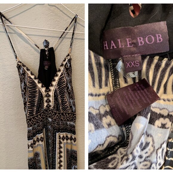 Hale Bob V-Neck Print Maxi Dress (XXS) - Picture 3 of 3